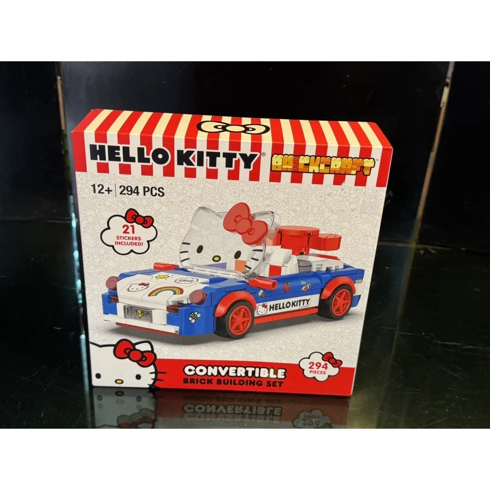 Brickcraft Sanrio Hello Kitty Convertible Car Building Set 294 Pcs New Sealed